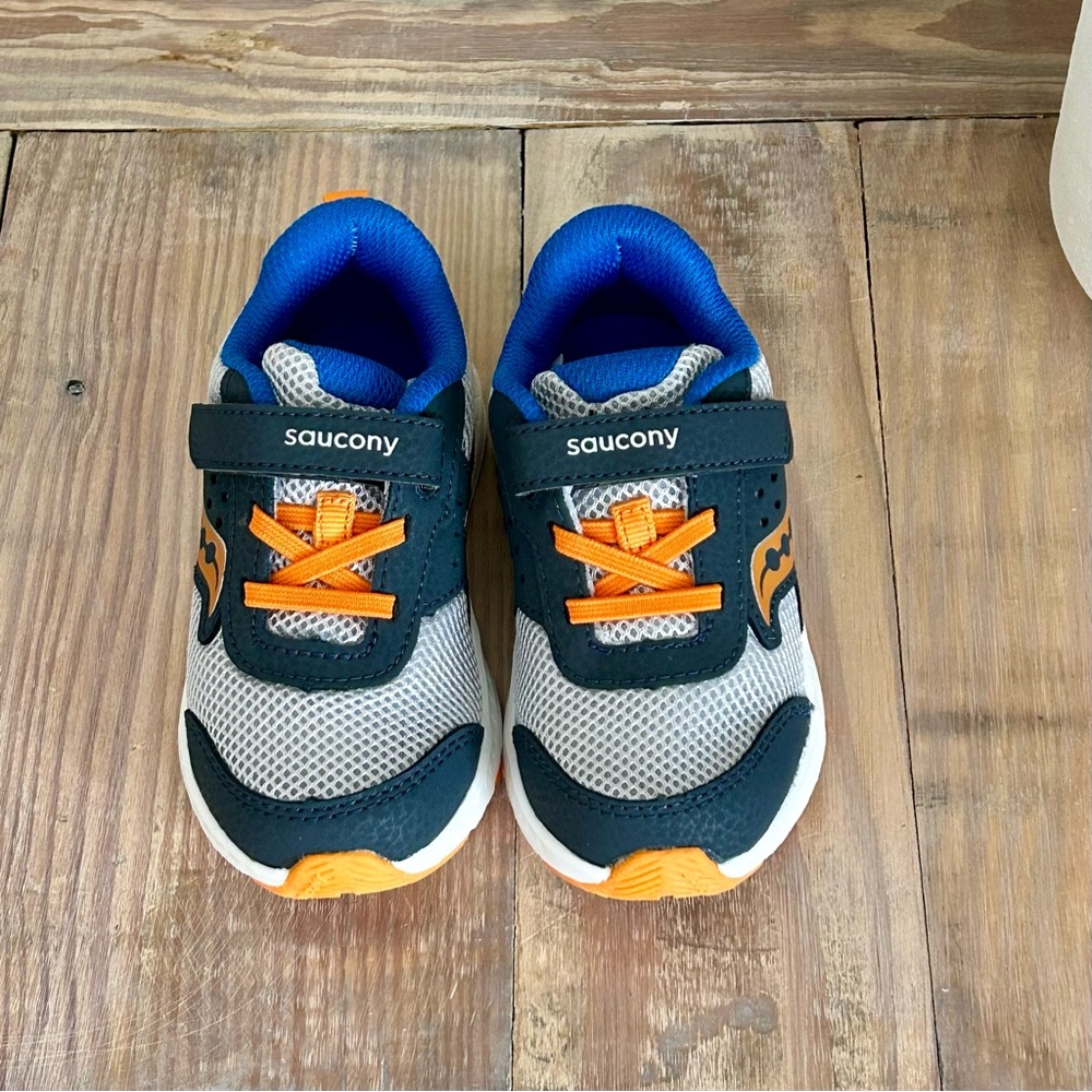Saucony Ride Jr. Sneaker 🆕💙 - Picture 2 of 9